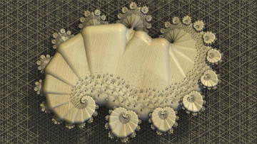 Картинка 3д+графика фракталы+ fractal узор фон цвет