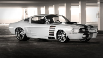 Картинка автомобили mustang 1968 ford fastback boss