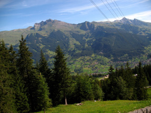 Картинка grindelwald switzerland природа горы