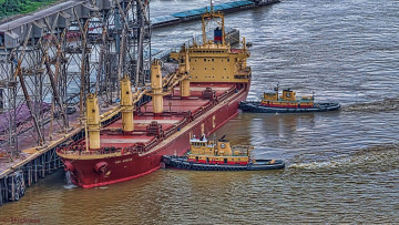 Картинка ship docking корабли разные вместе буксиры док корабль