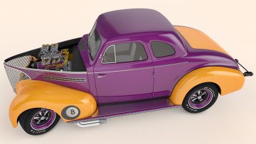 обоя автомобили, 3д, chevrole, 1939
