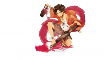 Картинка аниме samurai+champloo парень