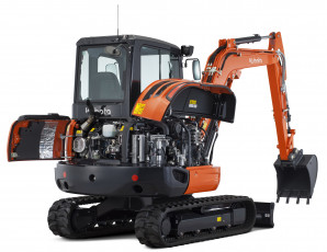 Картинка техника экскаваторы kubota