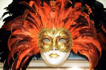 обоя разное, маски,  карнавальные костюмы, огненные, маска, перья
