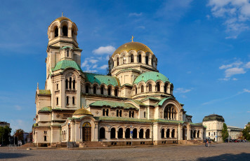 обоя софия, города, - православные церкви,  монастыри, собор, болгария