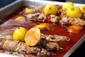 Картинка еда шашлык +барбекю греческая кухня