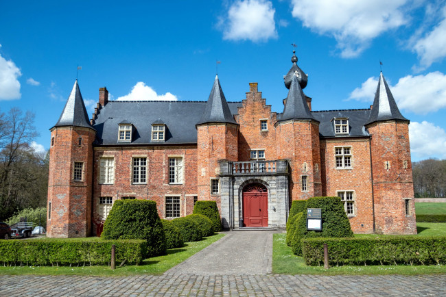 Обои картинки фото rumbeke castle, belgium, города, замки бельгии, rumbeke, castle