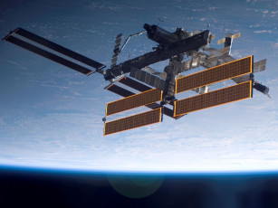 Картинка международная космическая станция космос космические корабли станции