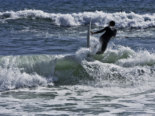 Обои картинки фото спорт, серфинг, море, волны