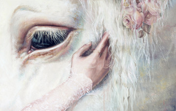 Картинка рисованные другое рука глаз лошадь