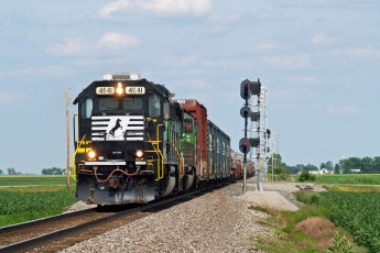 Картинка техника поезда рельсы состав локомотив дорога железная