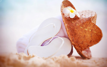 Картинка разное одежда +обувь +текстиль +экипировка очки сланцы шляпа лето каникулы пляж отдых starfish sand sun accessories beach summer vacation