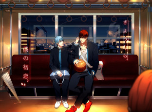 Картинка аниме kuroko+no+baske баскетбол парни