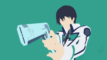 Картинка аниме mahouka+koukou+no+rettousei фон пистолет шиба тацуя непутёвый ученик в школе магии вектор