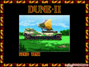 Картинка dune ii sonic tank видео игры the building of dynasty
