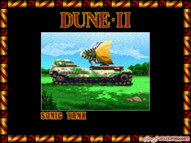 Обои картинки фото dune, ii, sonic, tank, видео, игры, the, building, of, dynasty