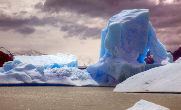 Картинка природа айсберги ледники море лёд