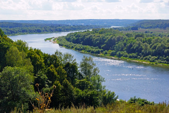 Картинка калужская область ока природа реки озера река