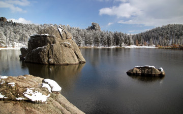 Картинка природа реки озера камни озеро пейзаж