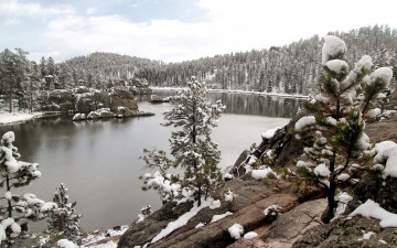Картинка природа реки озера озеро зима