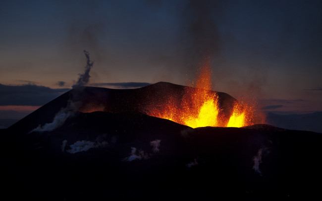 Обои картинки фото природа, стихия, извержение, вулка