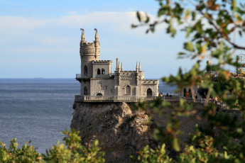 Картинка города ласточкино гнездо украина замок крым