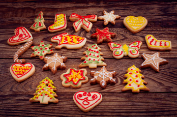 Картинка праздничные угощения угощение цветное печенье christmas новый год рождество
