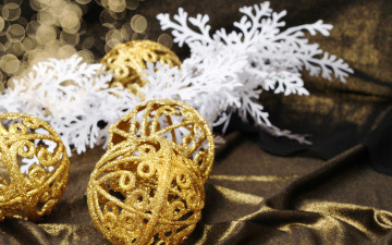 Картинка праздничные украшения шары новый год рождество balls decoration christmas merry