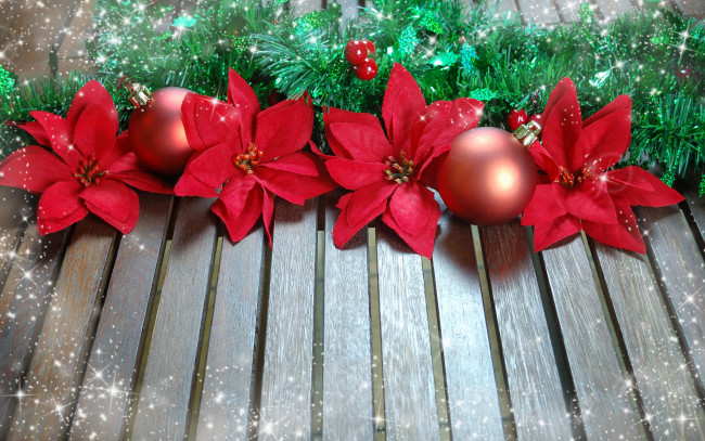 Обои картинки фото праздничные, украшения, decoration, christmas, рождество, merry, новый, год, цветы