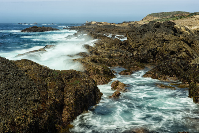 Обои картинки фото природа, побережье, океан, берег, скалы, волны