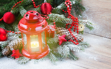 Картинка праздничные -+разное+ новый+год snow winter light снег новый год рождество зима candle lantern decoration xmas merry christmas