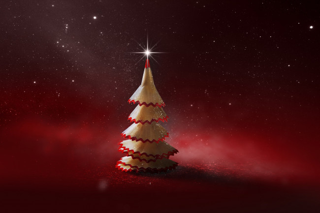 Обои картинки фото праздничные, Ёлки, merry, креатив, карандаш, new, year, новый, год, xmas, christmas, рождество, елка, 2016