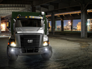 Картинка caterpillar+ct660+rolloffcon+2011 автомобили cat+trucks авто