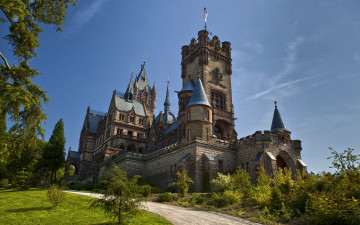 обоя drachenburg castle, города, замки германии, drachenburg, castle