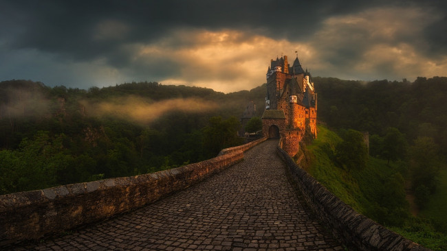 Обои картинки фото eltz castle, города, замки германии, eltz, castle