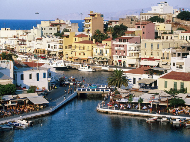Обои картинки фото agios, nikolaos, crete, greece, города