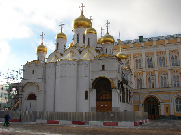 Обои картинки фото благовещенский, собор, кремля, города
