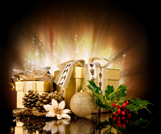Обои картинки фото праздничные, подарки и коробочки, украшения, подарки, шарик