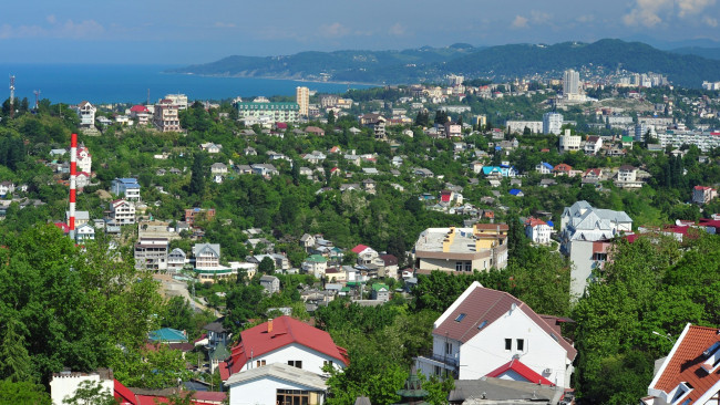 Обои картинки фото города, - панорамы, сочи