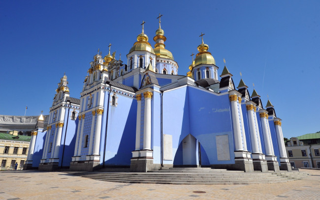 Обои картинки фото города, киев , украина, киев, михайловский, златоверхий, монастырь