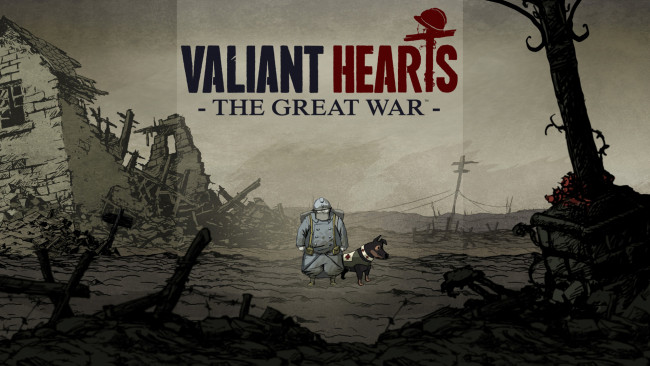 Обои картинки фото valiant hearts,  the great war, видео игры, - valiant hearts, war, great, the, hearts, valiant, адвенчура, головоломка, квест