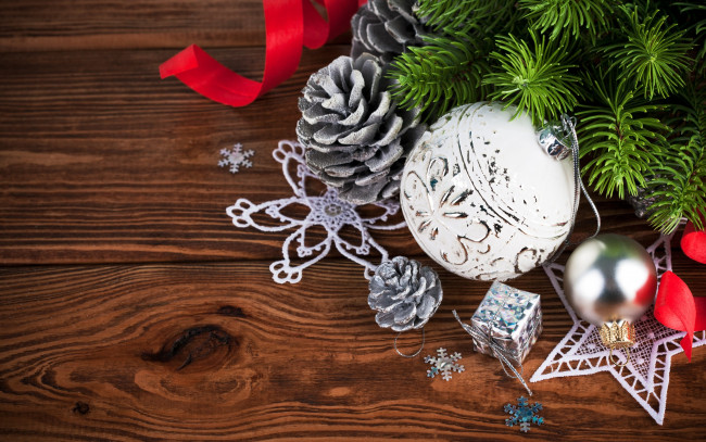 Обои картинки фото праздничные, шары, decoration, christmas, merry, украшения, новый, год, рождество, wood