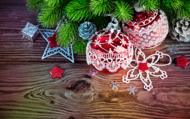 Обои картинки фото праздничные, шары, merry, wood, рождество, новый, год, украшения, елка, ветки, decoration, christmas