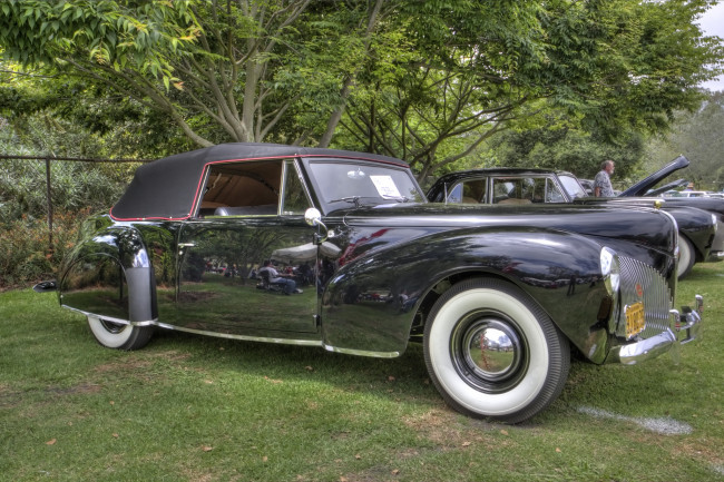 Обои картинки фото 1940 lincoln continental cabriolet, автомобили, выставки и уличные фото, выставка, автошоу