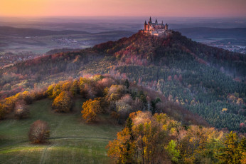 обоя hohenzollern castle, города, замки германии, hohenzollern, castle