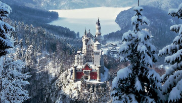 Картинка neuschwanstein+castle города замок+нойшванштайн+ германия neuschwanstein castle