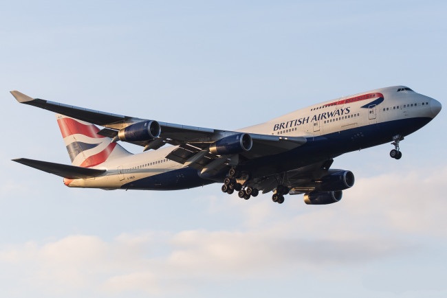 Обои картинки фото boeing 747-430, авиация, пассажирские самолёты, авиалайнер