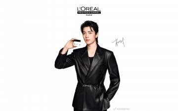 Картинка мужчины xiao+zhan актер куртка крем