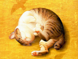 Картинка рисованные животные коты