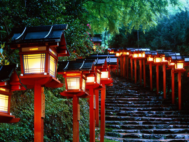 Обои картинки фото kibune, shrine, kyoto, japan, разное